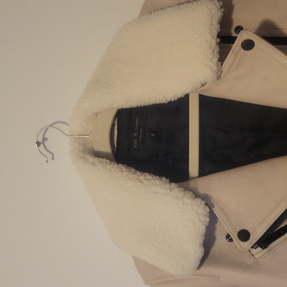 Rag and Bone Minerva Leather Jacket 4 - Picture 3 of 9